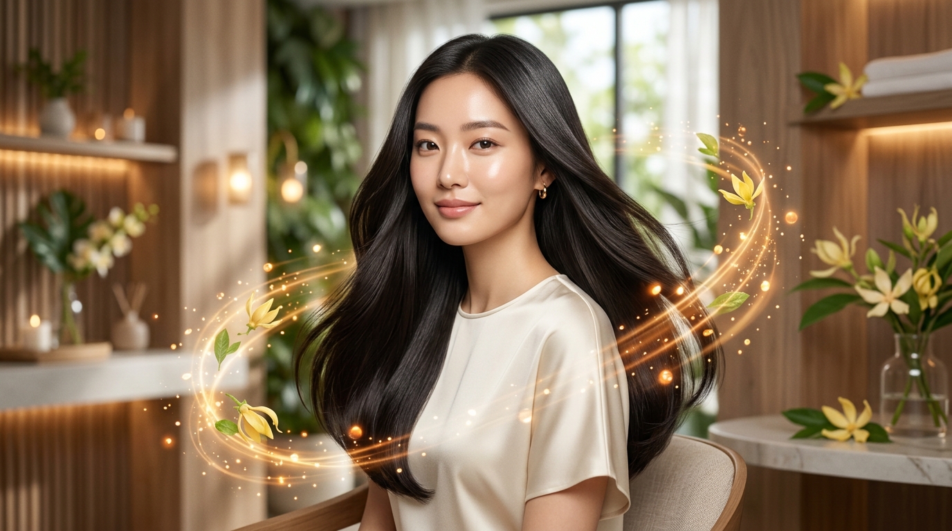 Dưỡng tóc với tinh dầu Ngọc Lan Tây