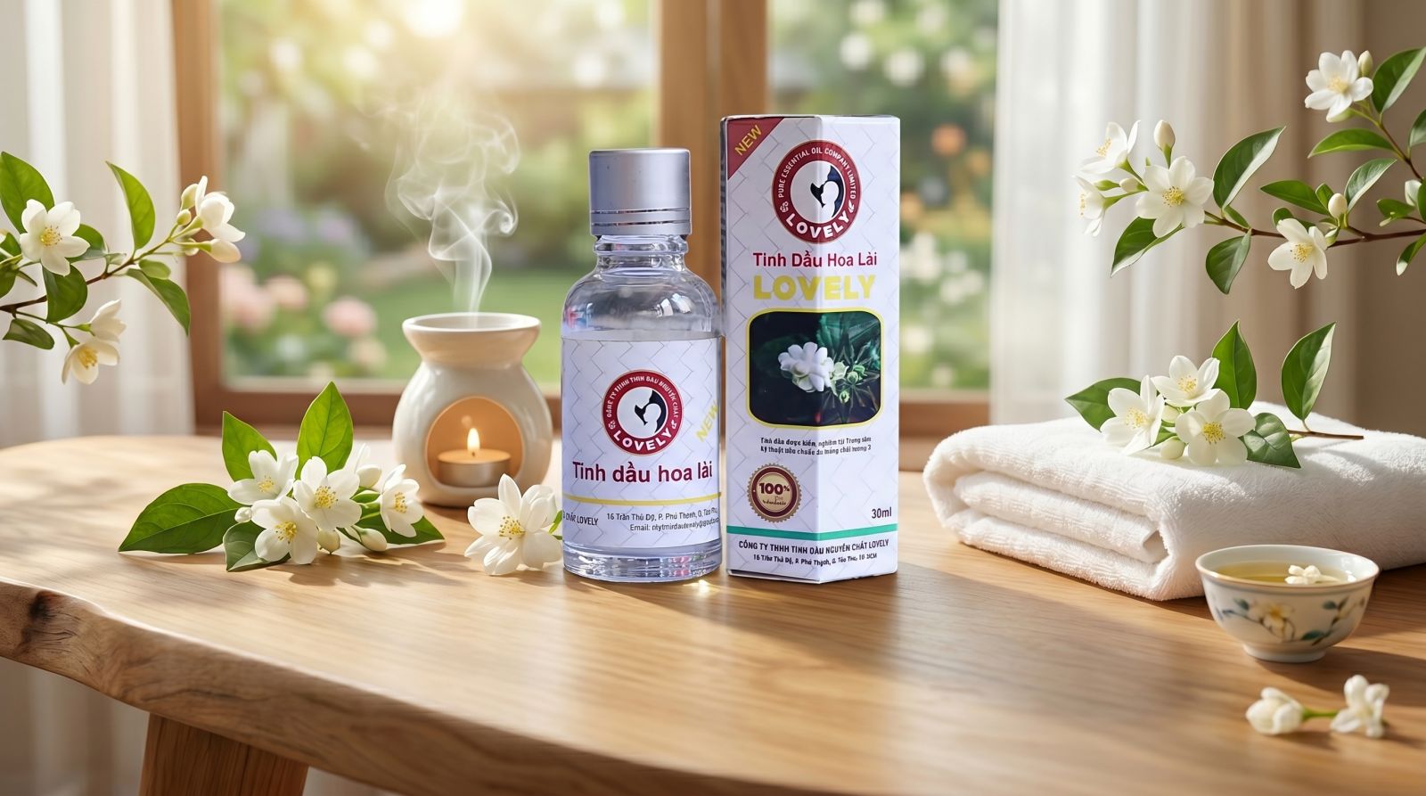 Sản phẩm tinh dầu hoa lài Lovely