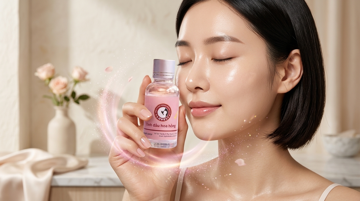 Tinh dầu hoa hồng Lovely nguyên chất