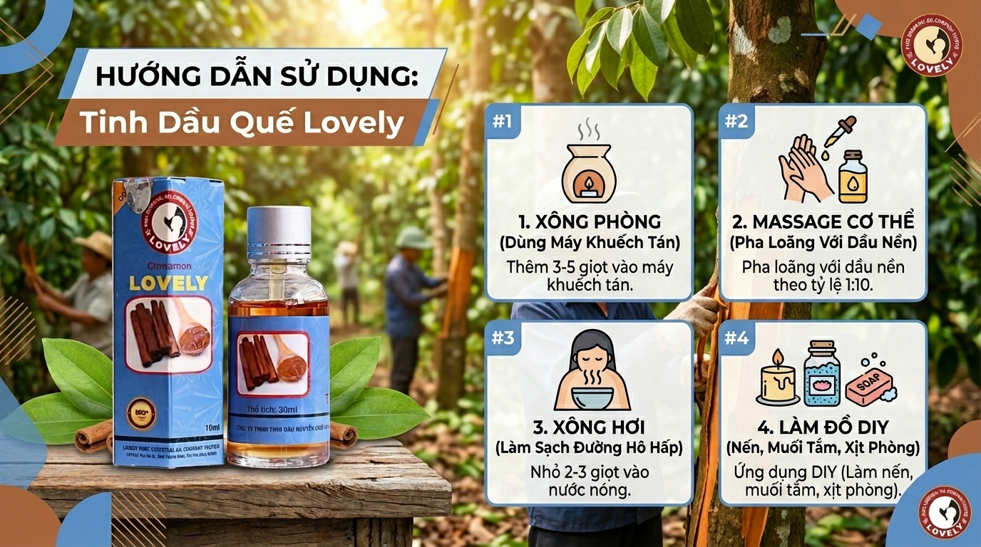 Tinh dầu quế Lovely