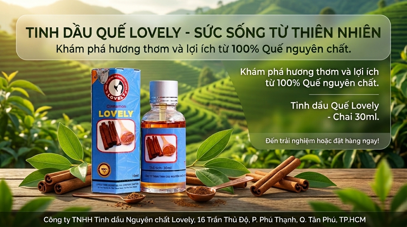 Tinh dầu quế Lovely