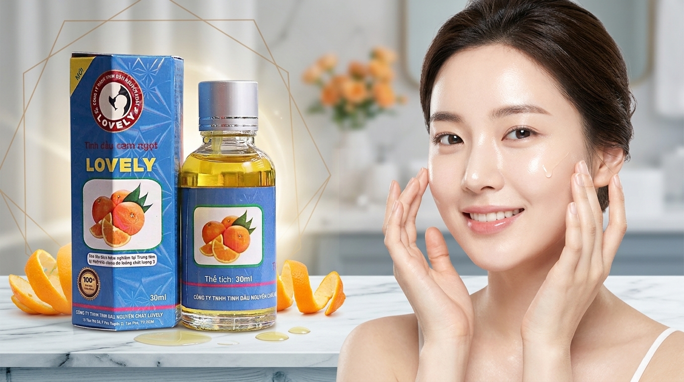 Tác dụng của tinh dầu cam ngọt Lovely