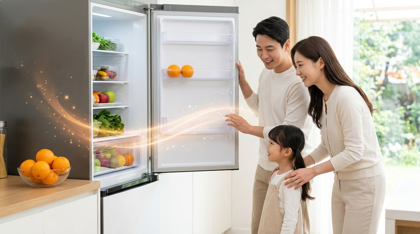 Mẹo khử mùi tủ lạnh với tinh dầu cam ngọt