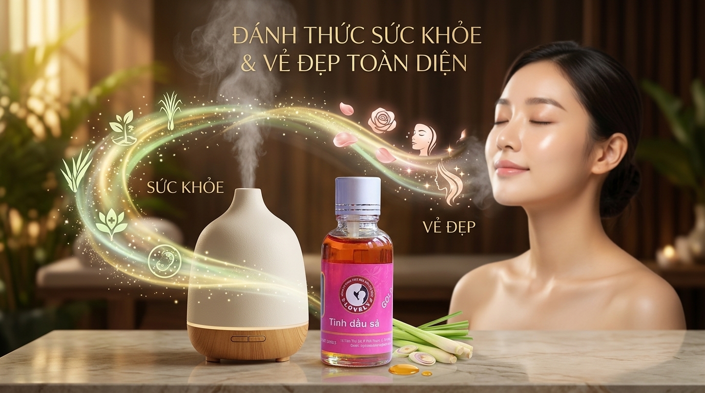 Sử dụng tinh dầu sả chăm sóc da