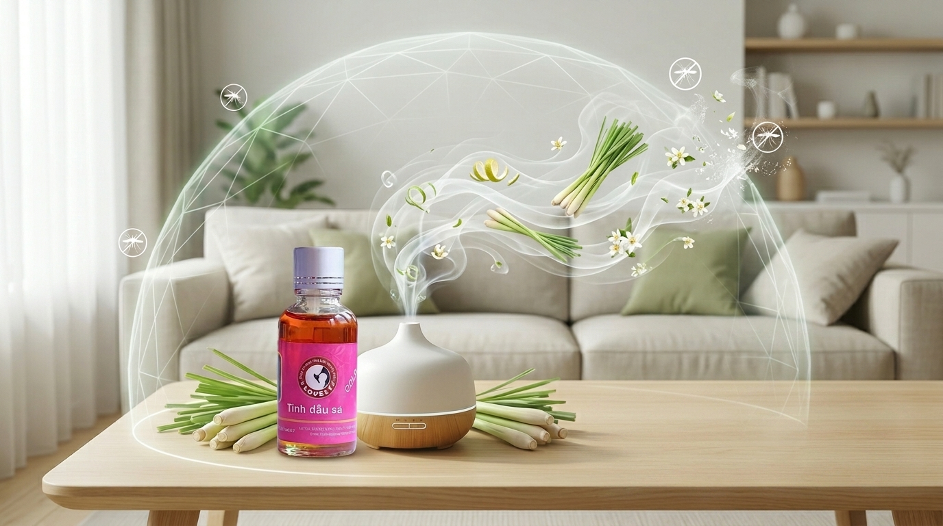 Cách sử dụng tinh dầu sả hiệu quả