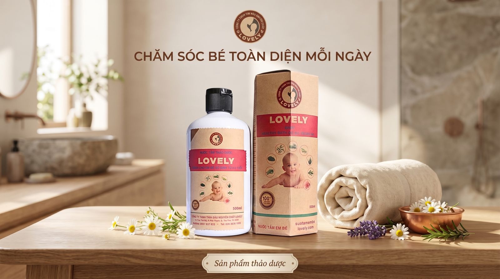 cách sử dụng nước tắm thảo dược Lovely hiệu quả an toàn tại nhà hằng ngày