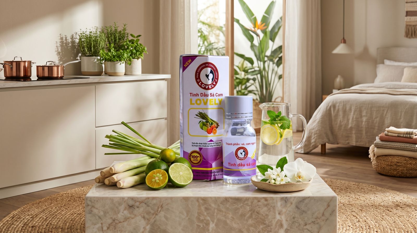 cách nhận biết tinh dầu sả cam nguyên chất chính hãng chuẩn organic