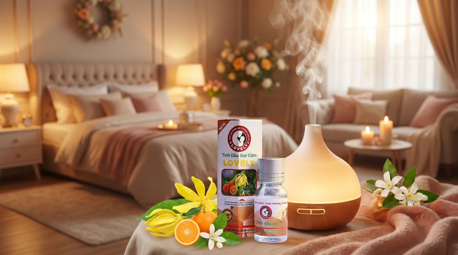 công dụng nổi bật của tinh dầu gợi cảm đối với đời sống tinh thần hằng ngày