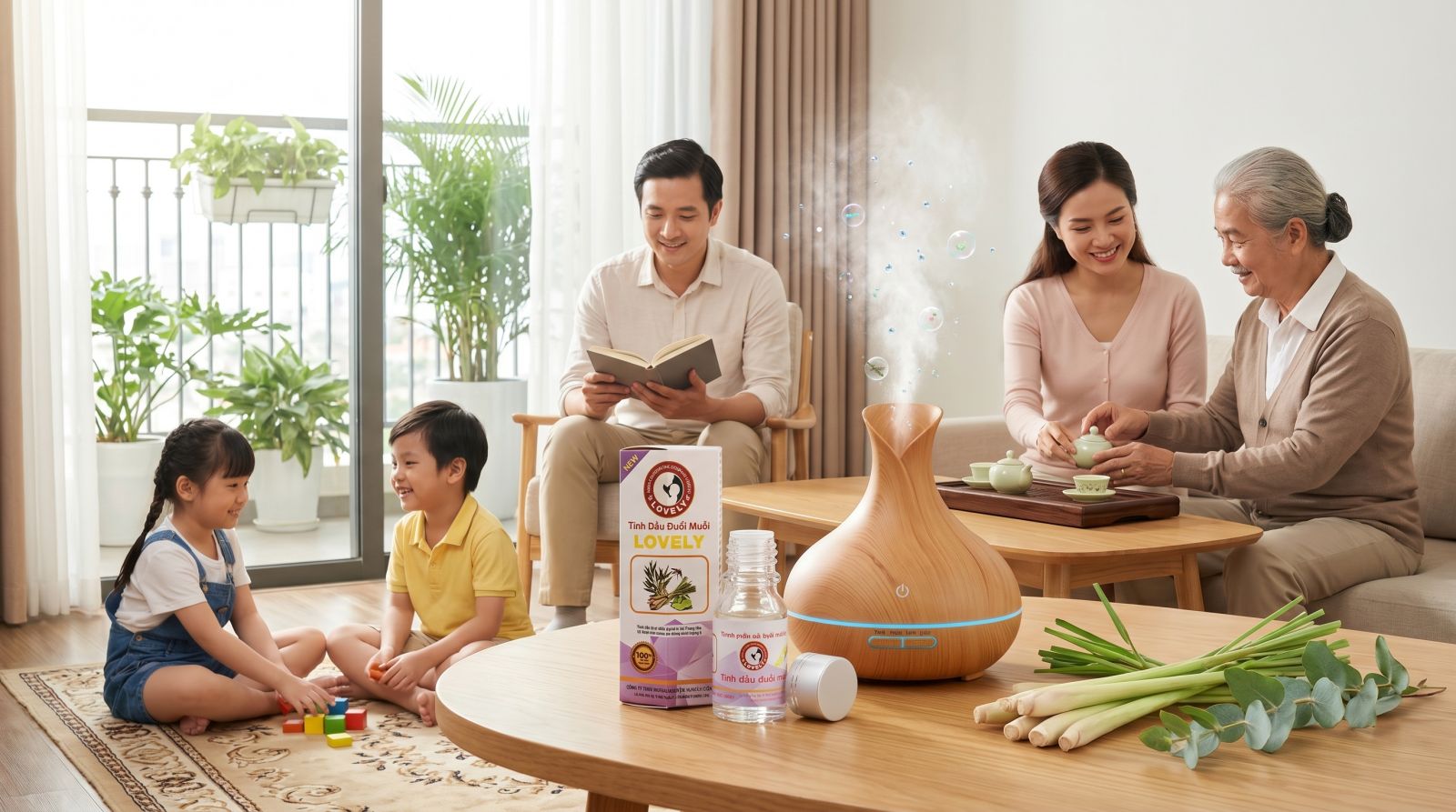 cách sử dụng tinh dầu đuổi muỗi Lovely hiệu quả hằng ngày