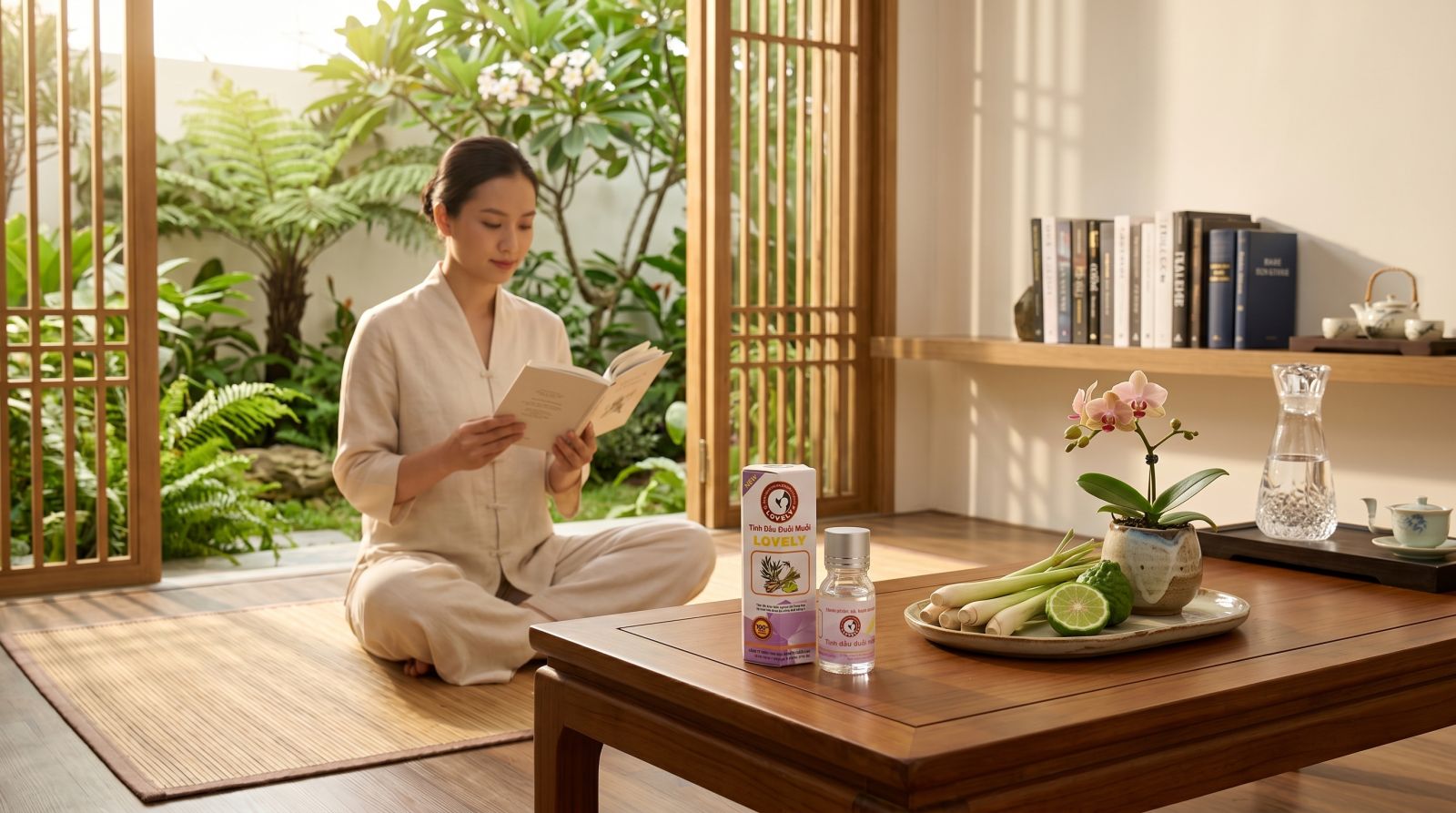 tinh dầu đuổi muỗi có thành phần thiên nhiên organic chuẩn sạch