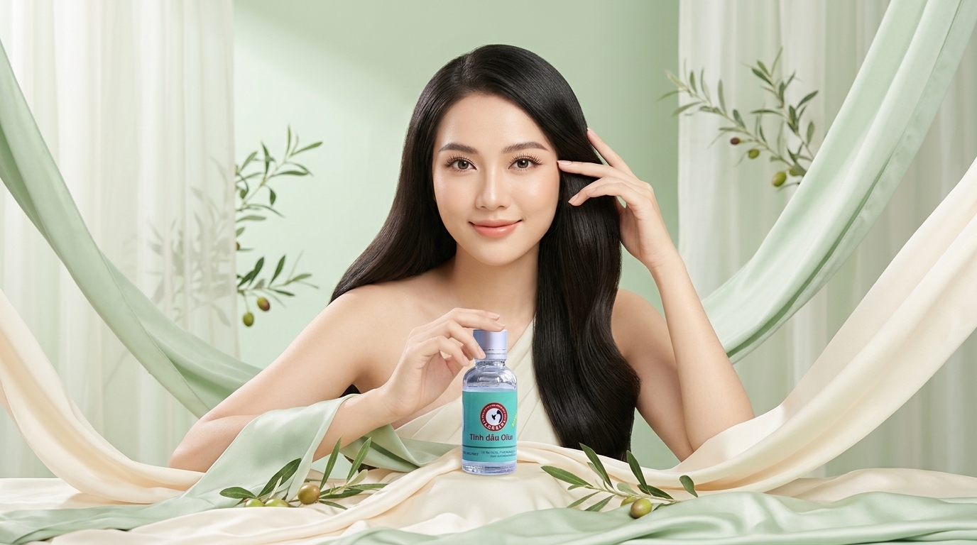 Chăm sóc tóc với tinh dầu oliu
