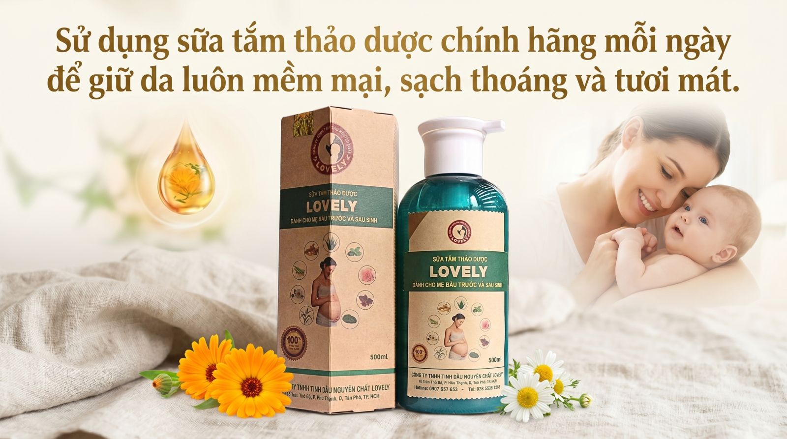 sữa tắm thảo dược hữu cơ chiết xuất từ thực vật thiên nhiên sạch an toàn hằng ngày