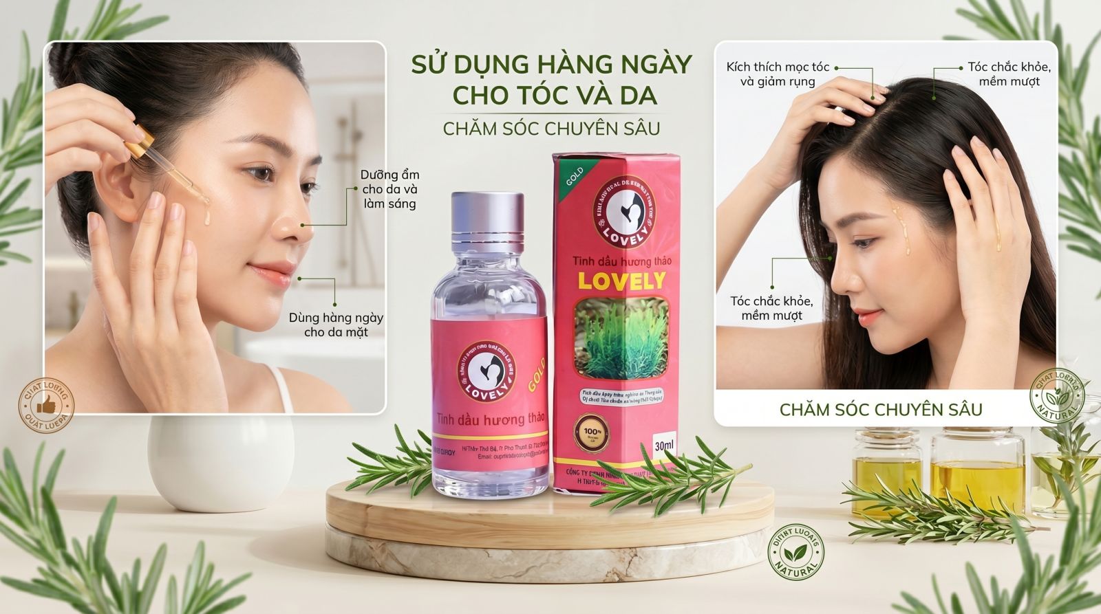 cách sử dụng tinh dầu hương thảo