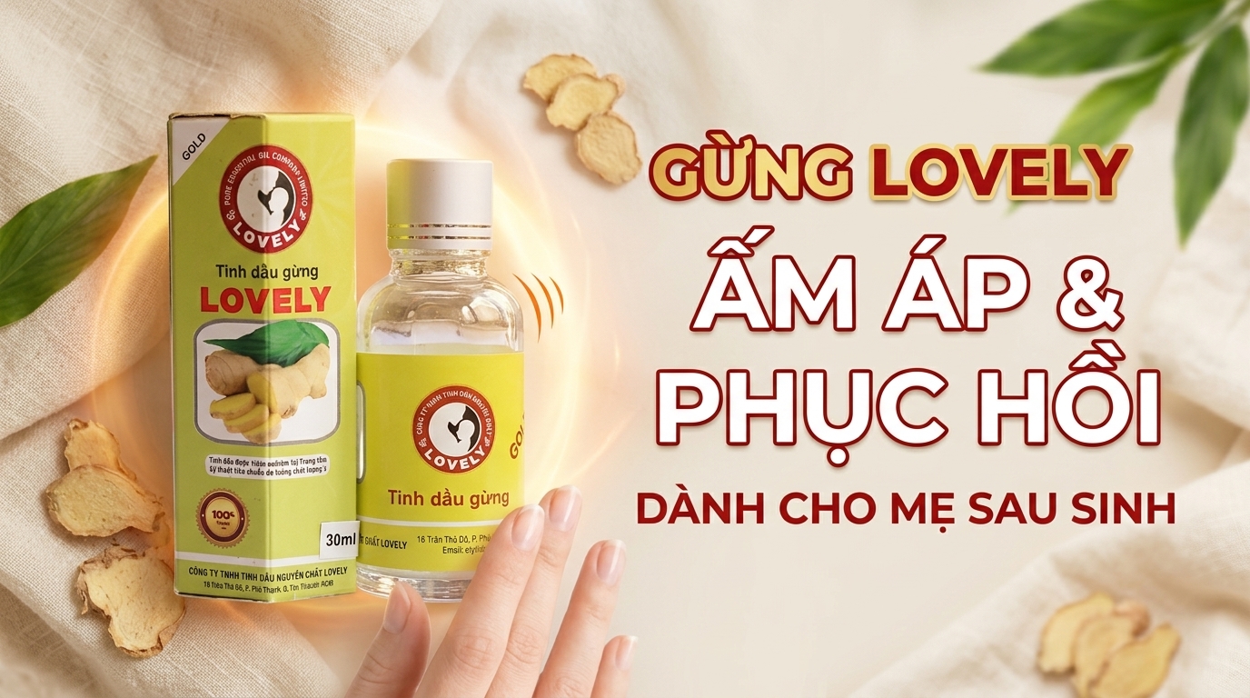 Tinh dầu gừng Lovely