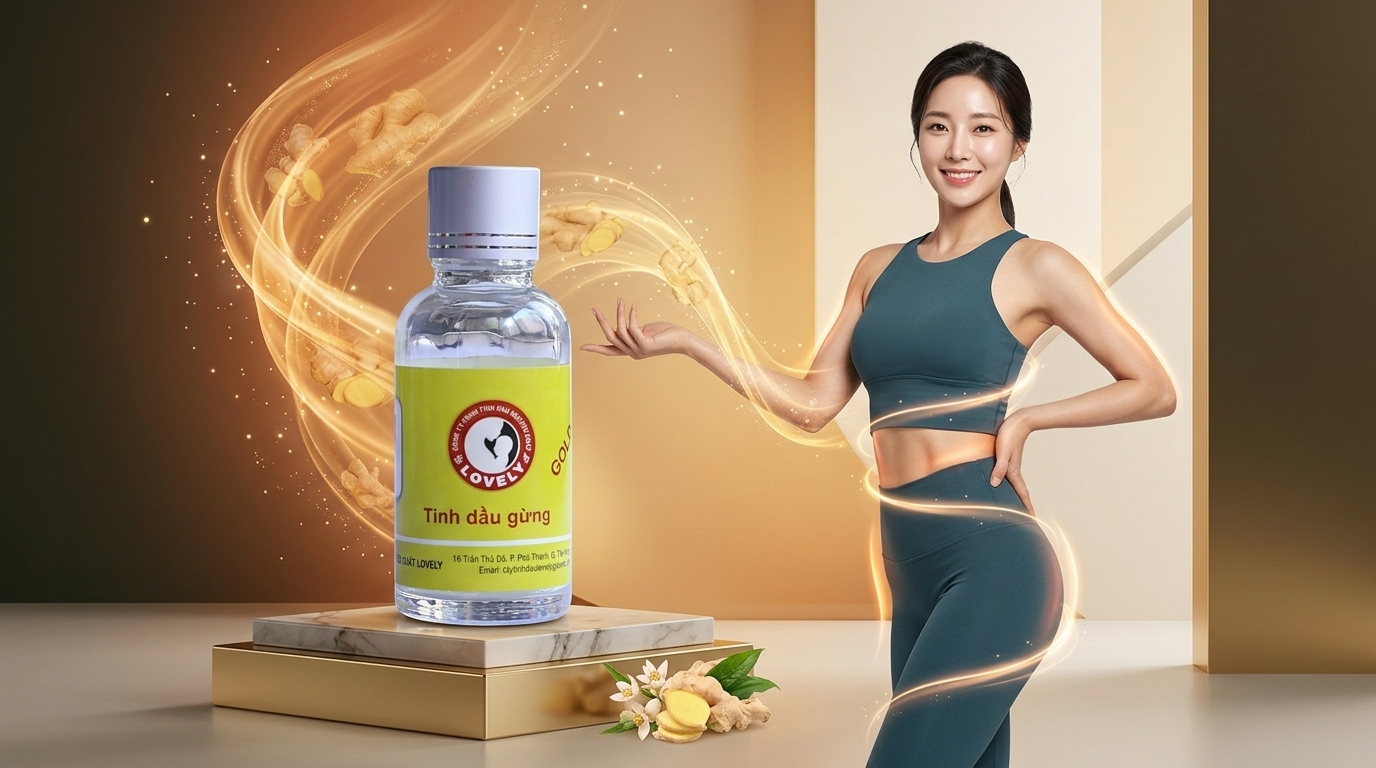Cách sử dụng tinh dầu gừng hiệu quả