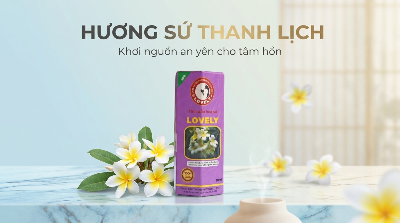 tinh dầu hoa sứ Lovely