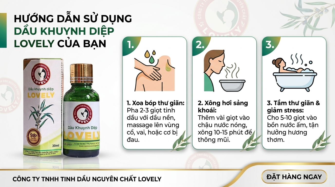 Dầu khuynh diệp Lovely