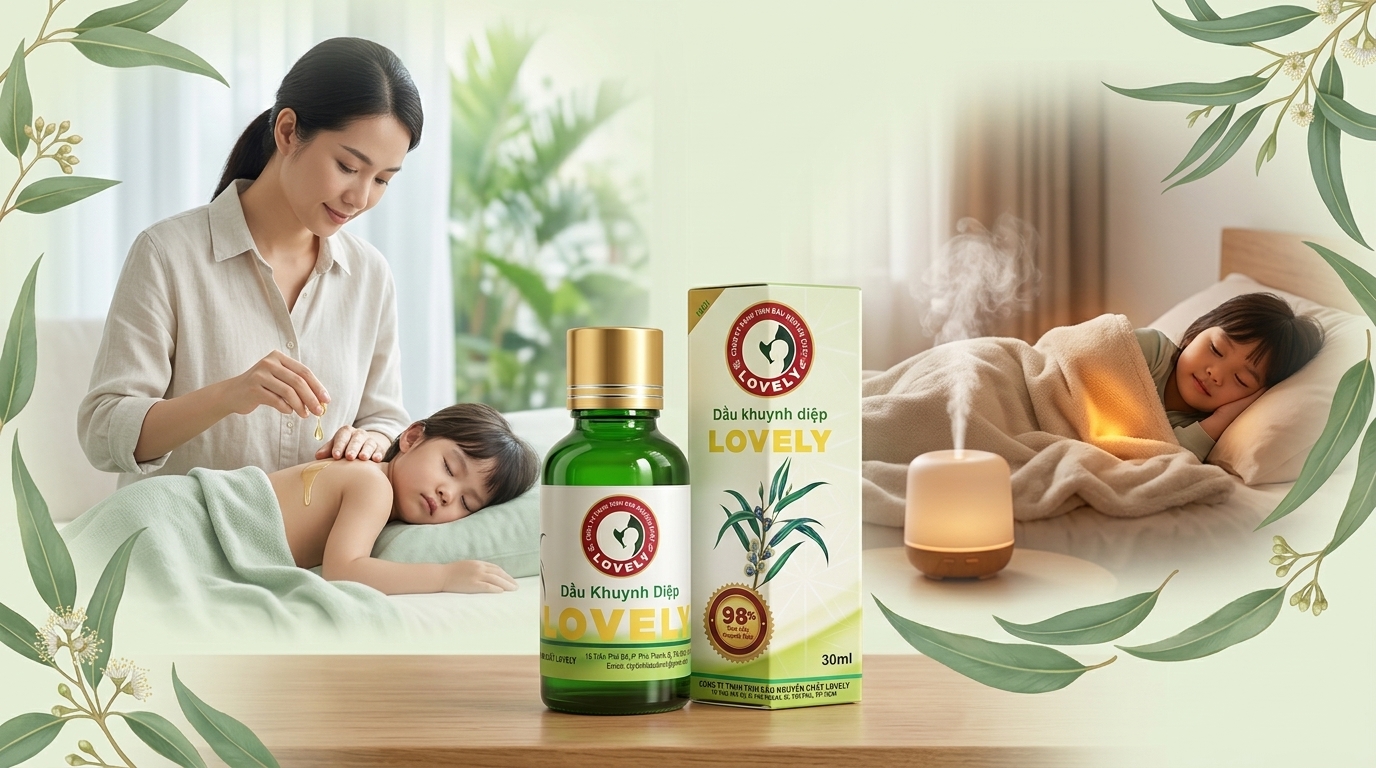 công dụng của dầu khuynh diệp bảo vệ hô hấp