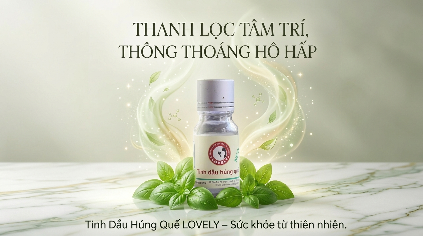 tinh dầu húng quế Lovely