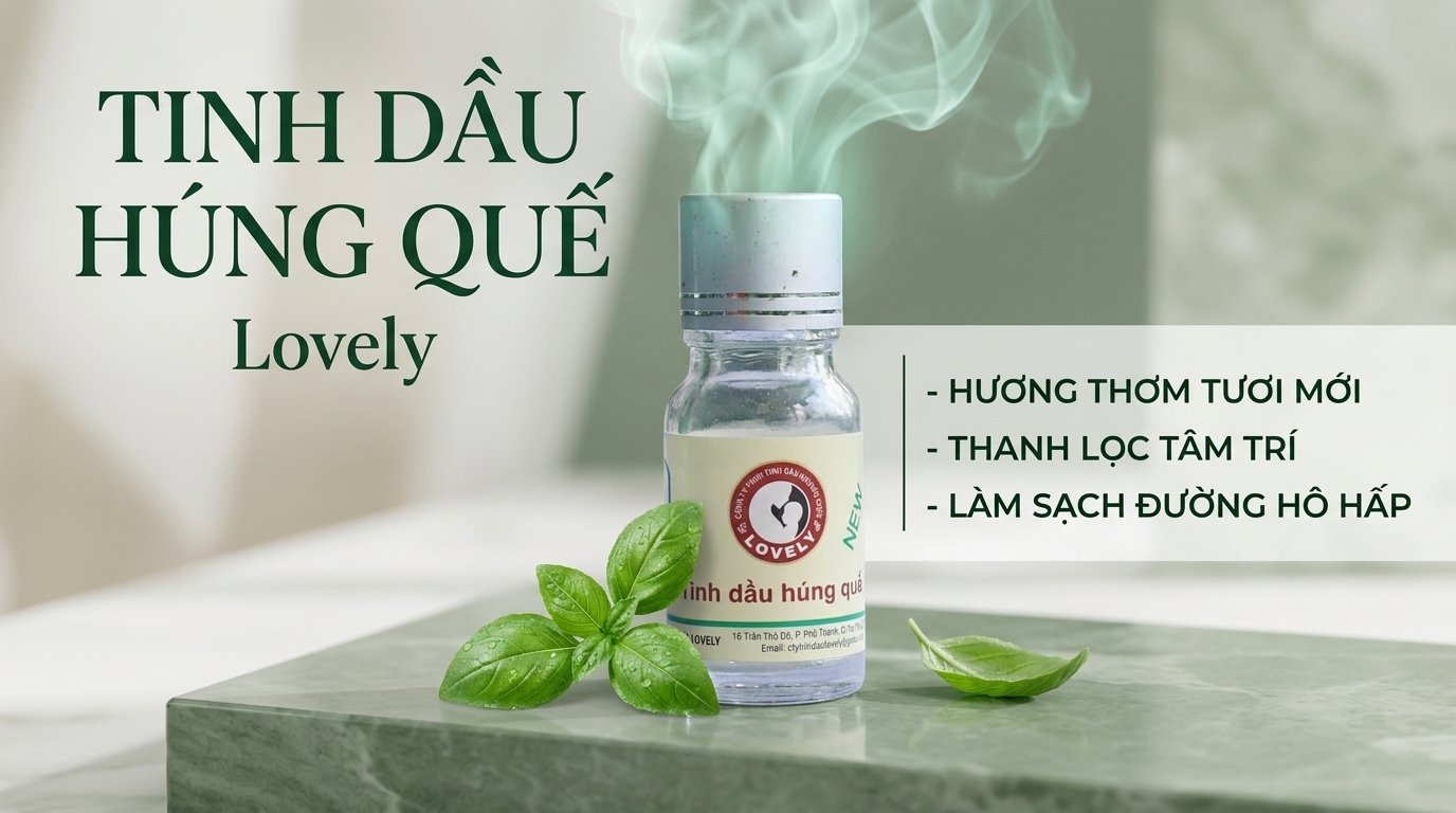 tinh dầu húng quế