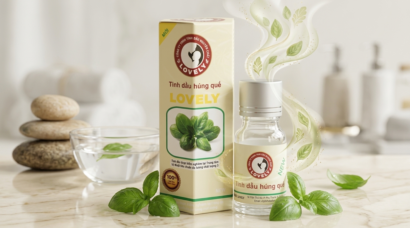 tinh dầu húng quế Lovely
