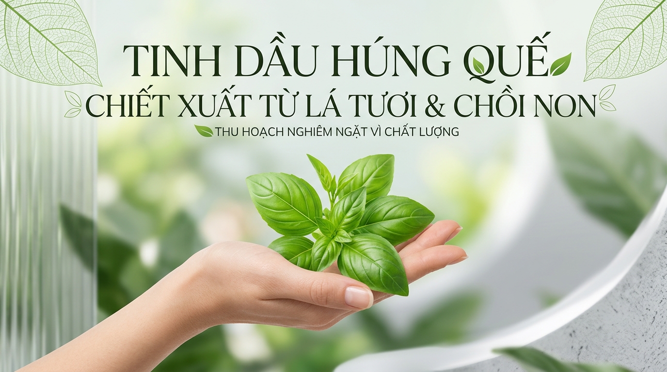 tinh dầu húng quế