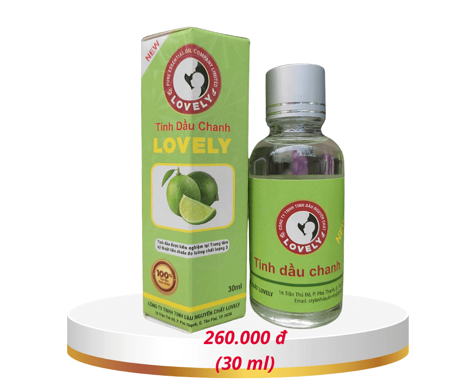 TINH DẦU HƯƠNG CHANH LOVELY 30ML