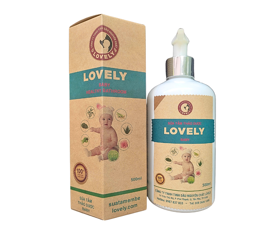 SỮA TẮM THẢO DƯỢC BABY LOVELY 500ML