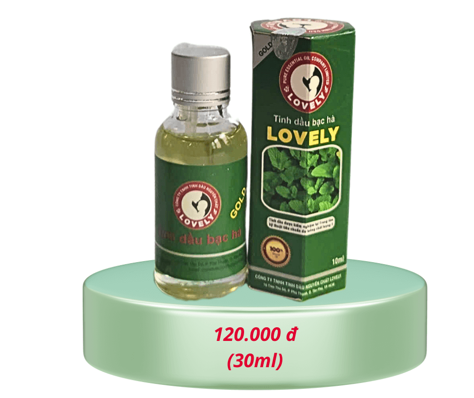 TINH DẦU BẠC HÀ LOVELY 30ML